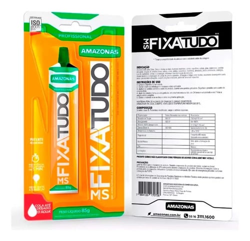 Super Cola Fixa Tudo Pequenos Reparos Branco