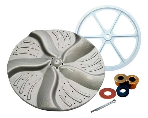 Batedor Correia Colormaq Bucha Bronze Lcb 12kg Cinza