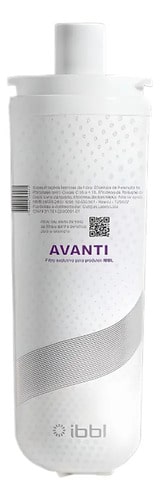 Kit 2 Filtro Ibbl Avanti P/ Purificador Mio E Vivax Original Branco