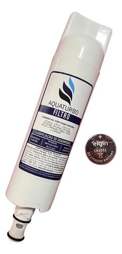 Kit 2 Refil Aquaturbo Cix06ax Purificador Consul Cpb34 Cpc31 Branco