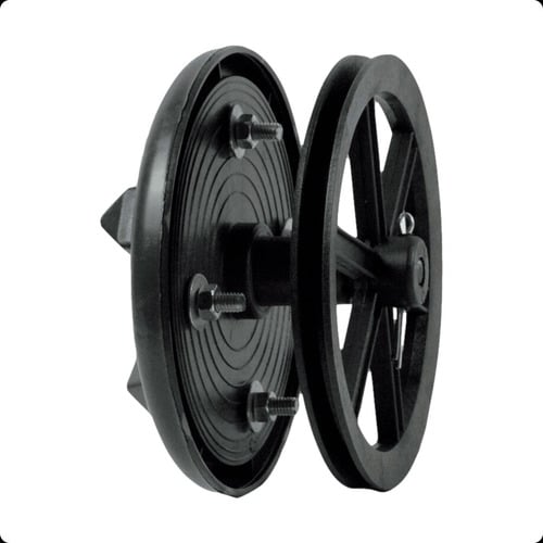 Agitador Universal Tanquinho 4 Parafusos Bucha Ferro + Polia