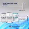 Kit Refil Filtro Purificador Latina P355 com Par de Torneira Pa355