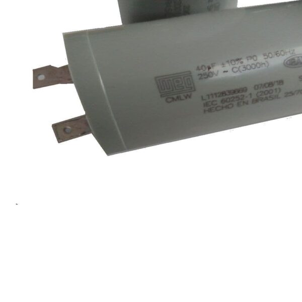Capacitor De Partida 40uf 250v Weg Terminal