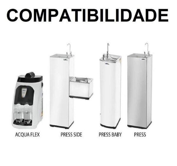 Filtro Refil Flex Libell Purificador Acquaflex Press Baby