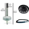 Cambio Mecanismo Eixo Curto Brastemp Bwl09a Bwl11a Polia e Correia