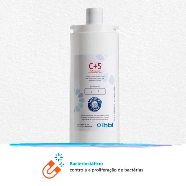 Filtro Refil IBBL Girou Trocou C+5 para Purificador de Água