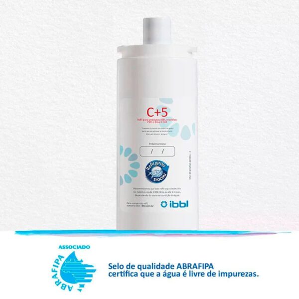 Filtro Refil IBBL Girou Trocou C+5 para Purificador de Água