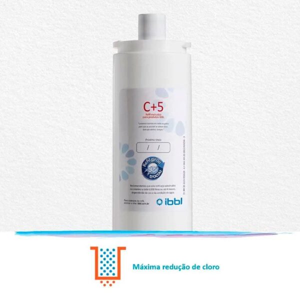 Filtro Refil IBBL Girou Trocou C+5 para Purificador de Água