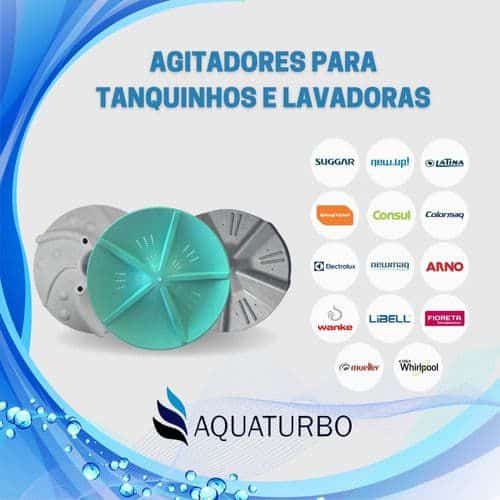 Batedor Agitador Suggar Lavamax Lavamatic 10kg 12kg – Azul