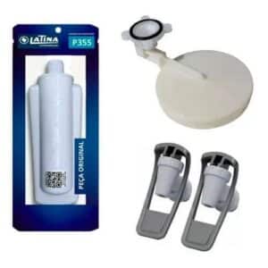 Filtro P355 P/ Bebedouro Latina Com Par De Torneiras E Boia