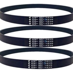 3 Correia Tanquinho Newmaq New Up 10kg 7pje616 / 616j