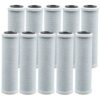 Kit 10 Refil P/ Filtro De Agua Carbon Block 9 3/4 – 5 Micras