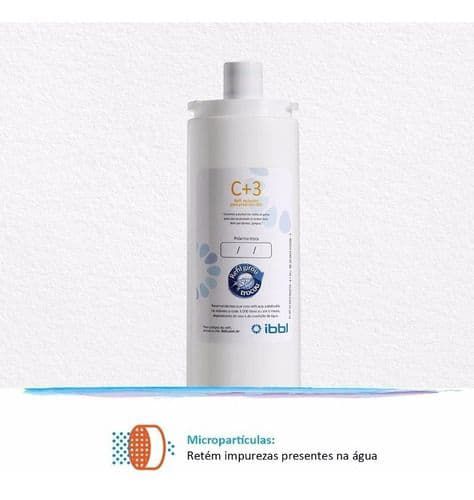 Filtro Refil Ibbl Fr600 C+3 + Kit Torneira Prata
