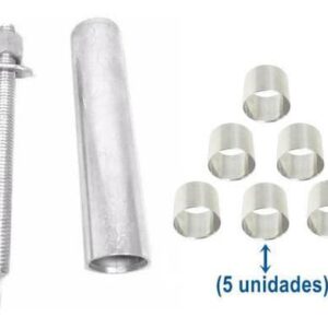 Colocador + 5  Bucha Inox Lavadora Lte07
