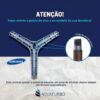 Eixo Tripé Lavadora Samsung 2 Rolamentos 3 Parafusos