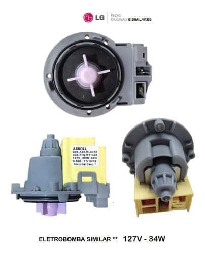 Eletrobomba Para Lava E Seca LG 110v Eau61383506 Askoll