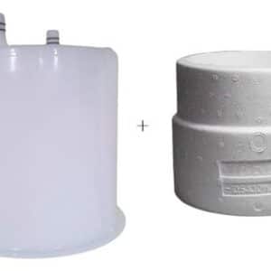 Kit Cuba Caneca Isopor Purificador Ibbl