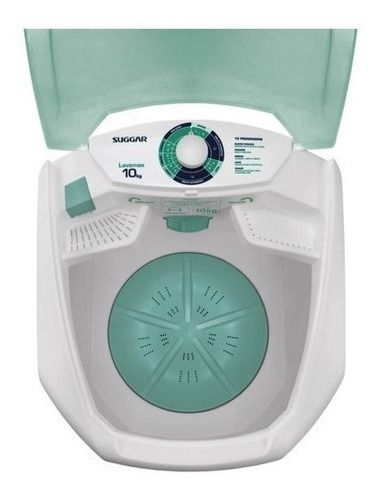 Batedor Tanquinho Suggar Lavamax 10kg Verde Completo
