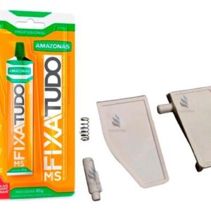 Dobradiça Da Tampa Maquina De Lavar Electrolux Com Cola