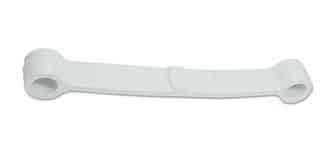 Kit 4 Tirante Branco E 4 Rolete Lavadora Consul E Brastemp