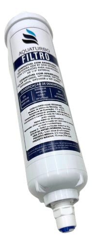 Refil Filtro Aquaturbo Side By Side Polar Wp1000 Wp2000