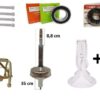 Conjunto Mecanismo Compatível Brastemp Consul Eixo Longo Kit Completo