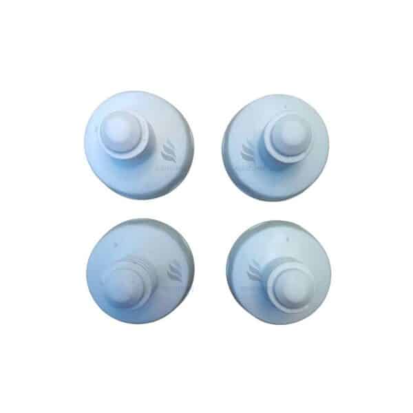 Kit 4 Pé Nivelador Maquina Electrolux Lt10b Lt12b A99014001