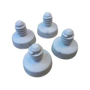Kit 4 Pé Nivelador Maquina Electrolux Lt10b Lt12b A99014001