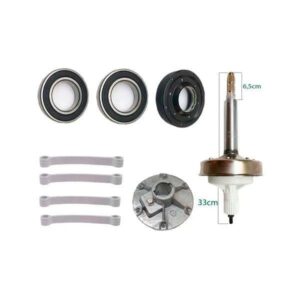 Kit Cambio Mecanismo Eixo Curto com Suporte do Cesto e Tirantes