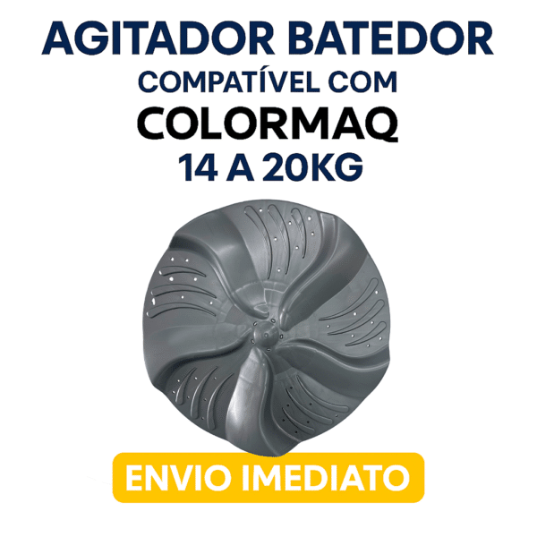 Agitador Batedor Tanquinho Colormaq Lcb Lcs 14kg 16kg