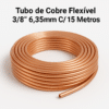 Tubo Cobre Flexível 3/8 6,35mm Panqueca C/ 15 Metros