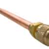 Válvula De Serviço Refrigeração Schrader 1/4 C/100mm