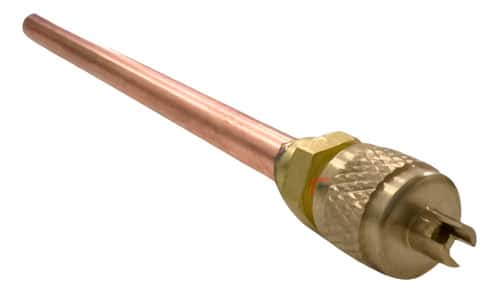 Válvula De Serviço Refrigeração Schrader 1/4 C/100mm