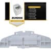 Suporte Tampa Base Dobradiça Lavadora Bwg11 Bwh11 W10413648