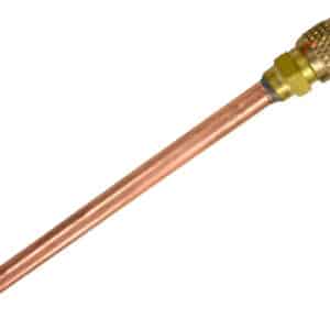 Válvula De Serviço Refrigeração Schrader 1/4 C/100mm