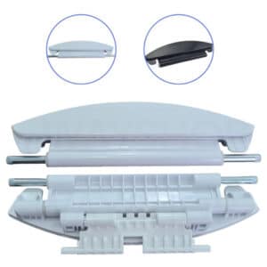 Dobradiça Compatível Para Tampa Vidro Brastemp Bwg11a Bwg12a
