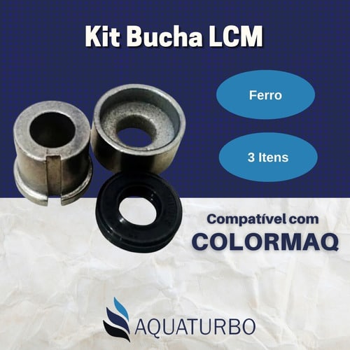 Kit Reparo Retentor Bucha Tanquinho Newmaq + 01 Cupilha