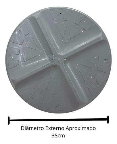 Kit Agitador Cubo Polia Tanquinho Colormaq Lcm 6.0kg