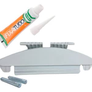 Dobradiça Da Tampa Para Lavadora Brastemp Bwg11 Bwh11 +cola