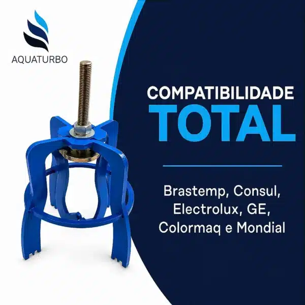 Saca Câmbio Aquaturbo para Lavadora Brastemp Consul Electrolux GE Colormaq Mondial