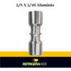 União Lokring 3/8 X 5/16 Alumínio Ar Condicionado