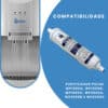 Refil Filtro Aquaturbo Side By Side Polar Wp1000 Wp2000