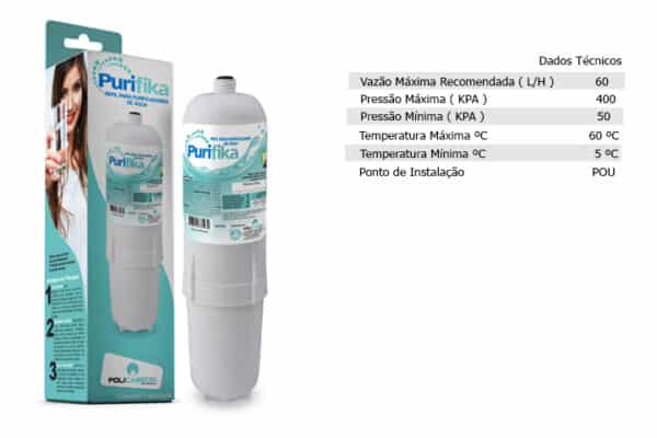 Refil Para Filtro de Água Purificador Soft Everest